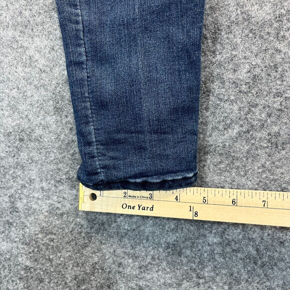 Democracy Jeans Women's 4 AB Technology Skinny Blue Denim Stretch Pants - Picture 8 of 13